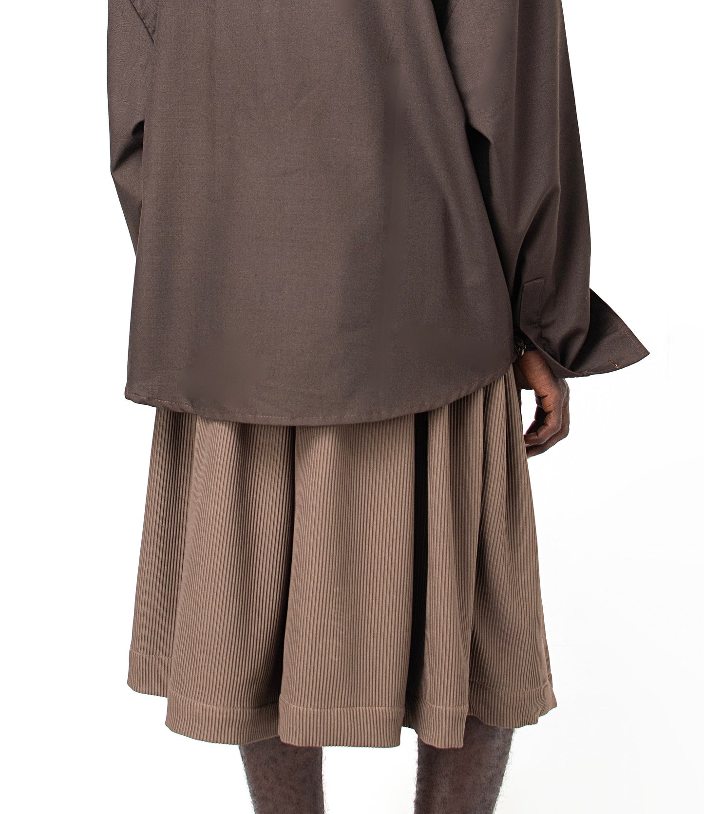 VERTICAL-4 SKORTS in brown