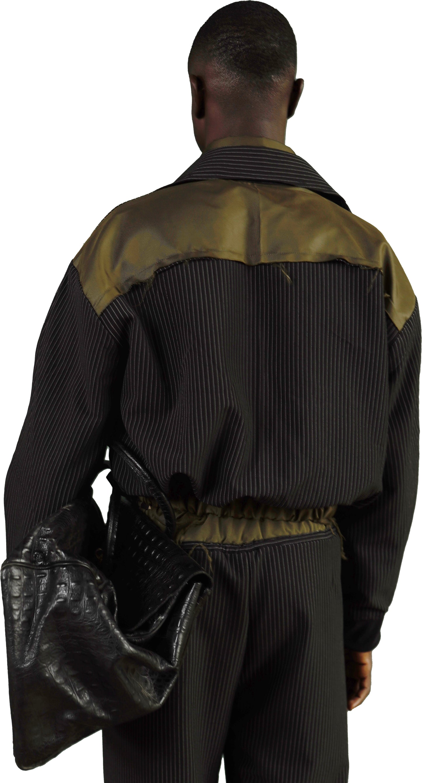 PINSTRIPE JACKET in black