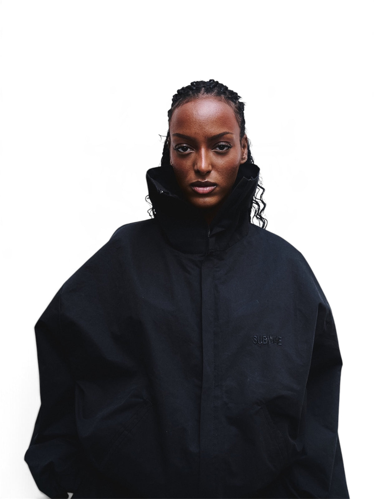 ASAASE TRACKSUIT JACKET in navy black