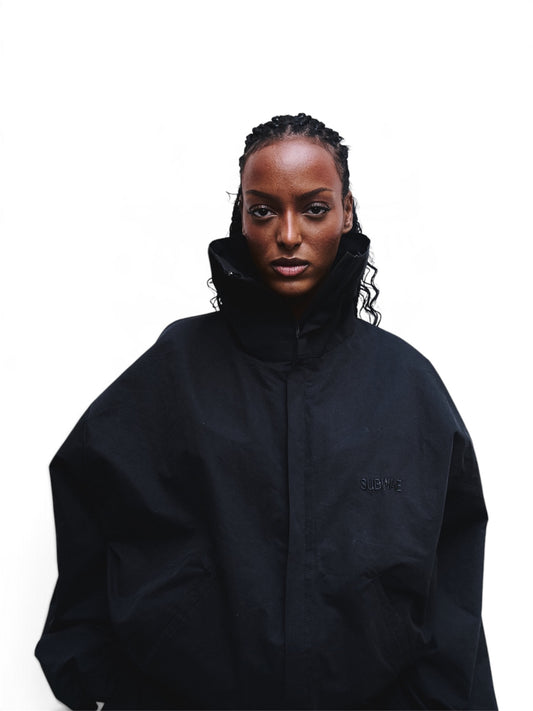 ASAASE TRACKSUIT JACKET in navy black